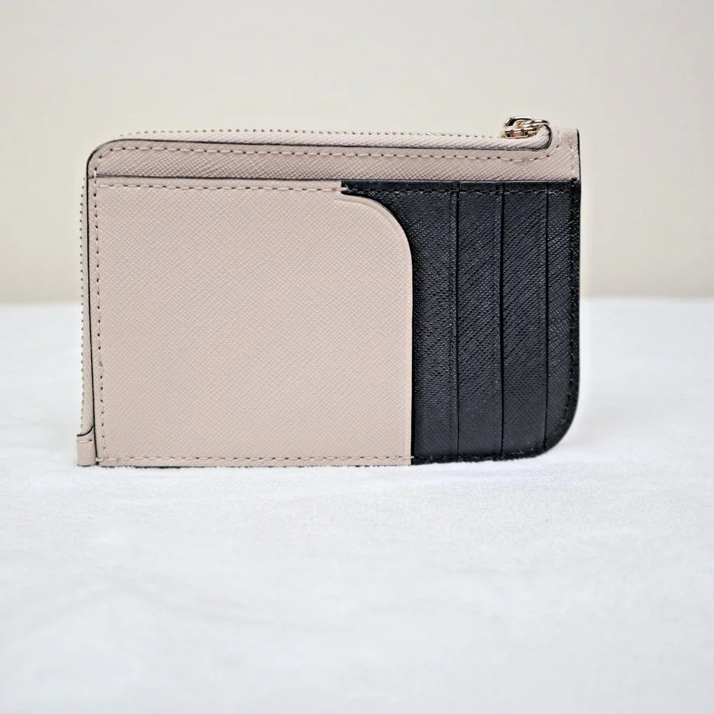 Kate Spade Cameron Medium L-Zip Card Holder Wallet Pink
